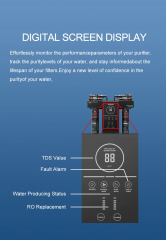 Tankless commercial water purifier with physical isolation for reliable filtration